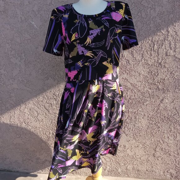 Lularoe Maleficent Dress Disney - Picture 5 of 5